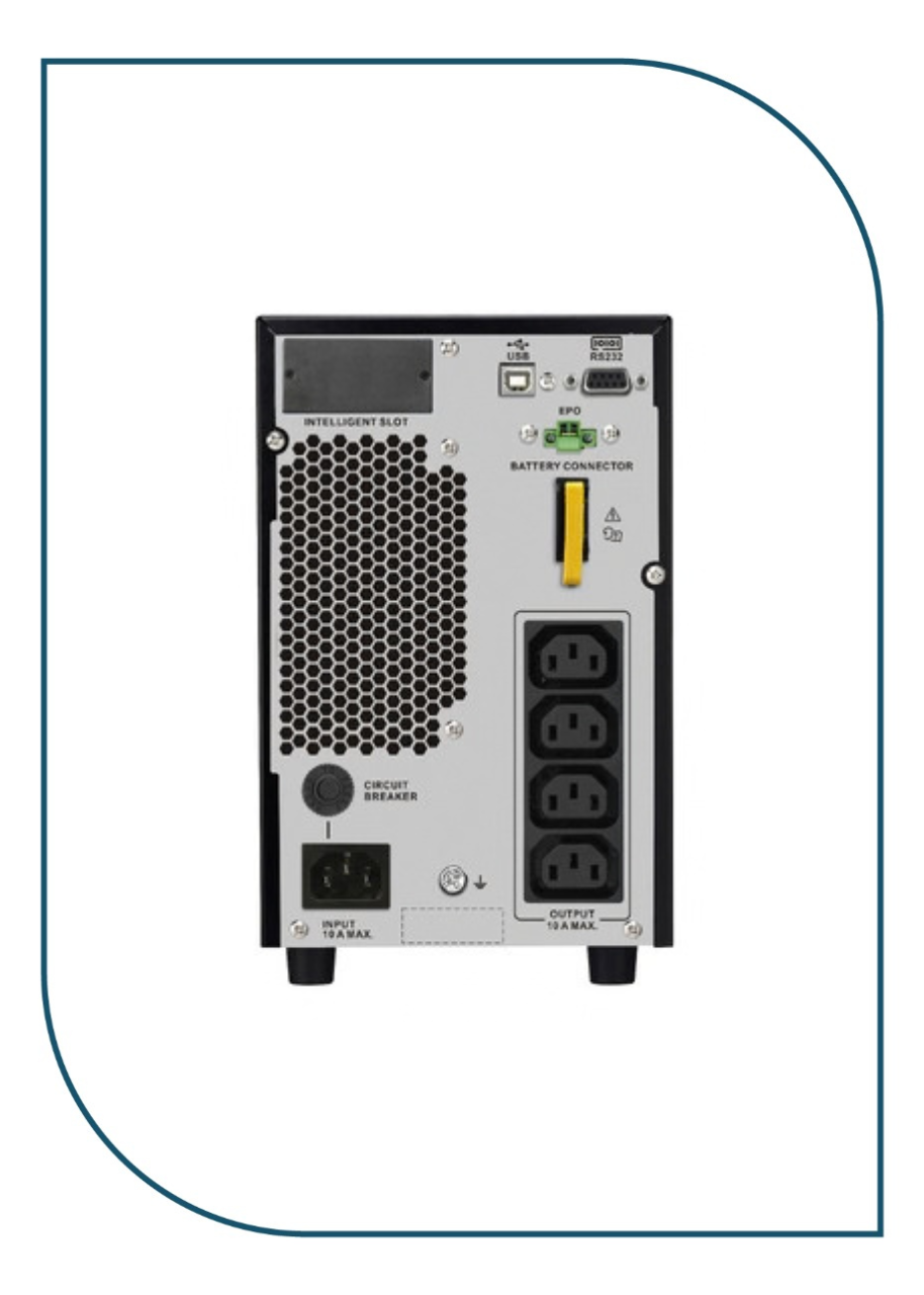 APC Easy (SRV2KI-E) UPS On-Line - 2000VA/1800Watt - Tower, 230V - 4x IEC C13 outlets SRV2KI-E
