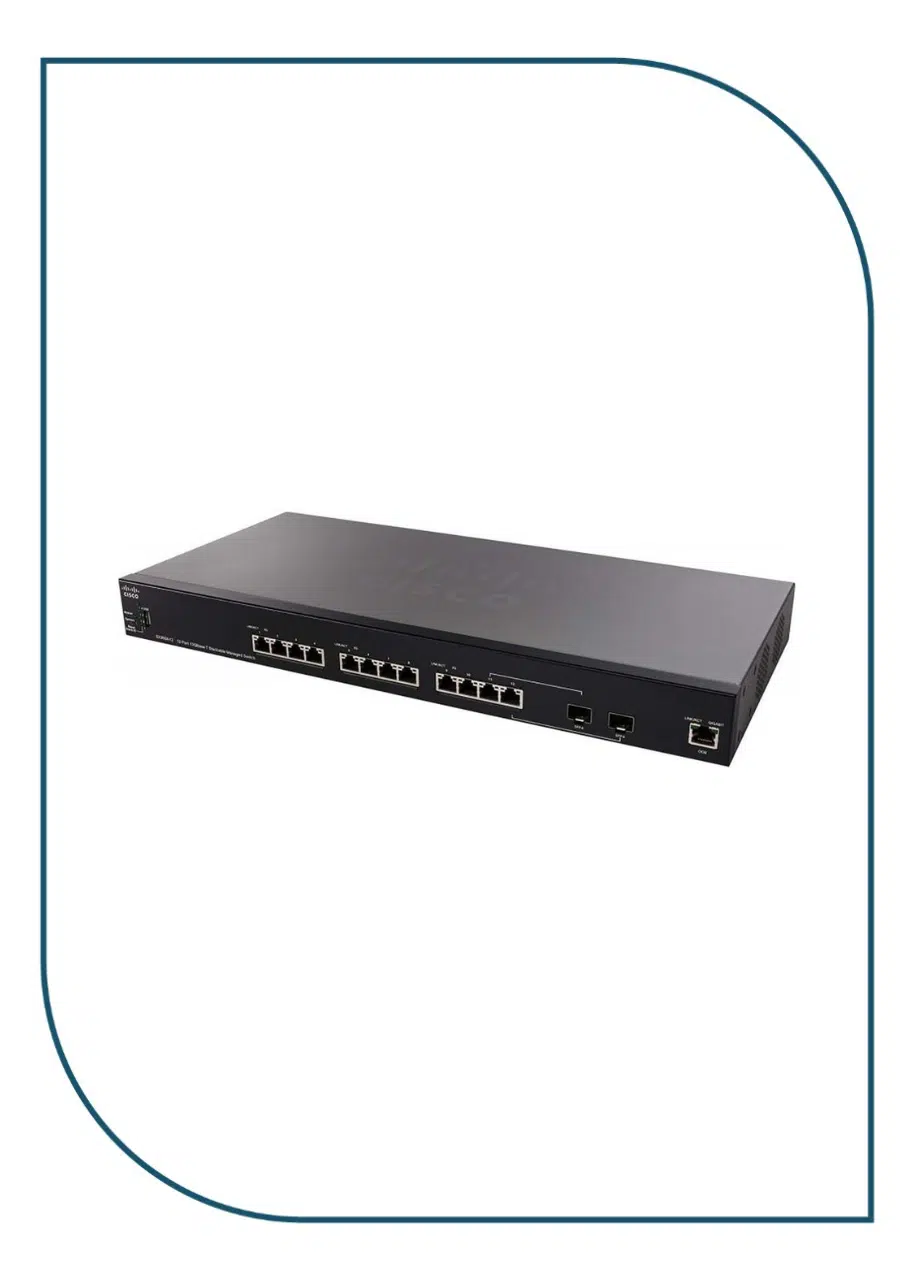 Cisco SX350X-12-K9-EU – 12-Port 10GBase-T Stackable Managed Switch SX350X-12-K9-EU